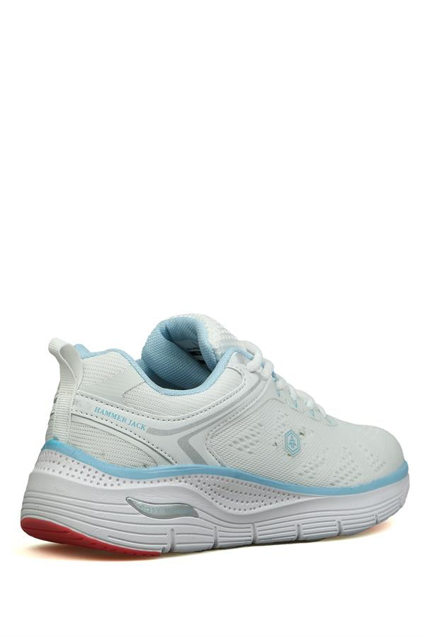 Polina White Blue Women's Athletic Shoes
