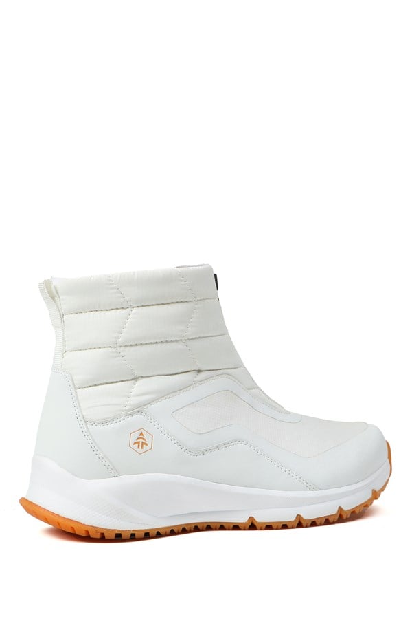 Horizontal Waterproof White Outdoor Women's Boots