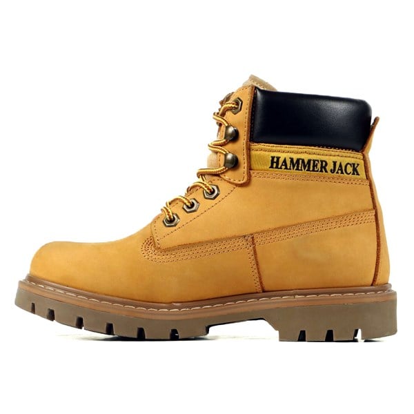Yellow Genuine Leather Women's Boots