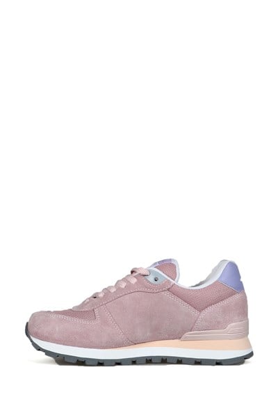 Peru Real Leather Chiffon Lila Women's Athletic Shoes
