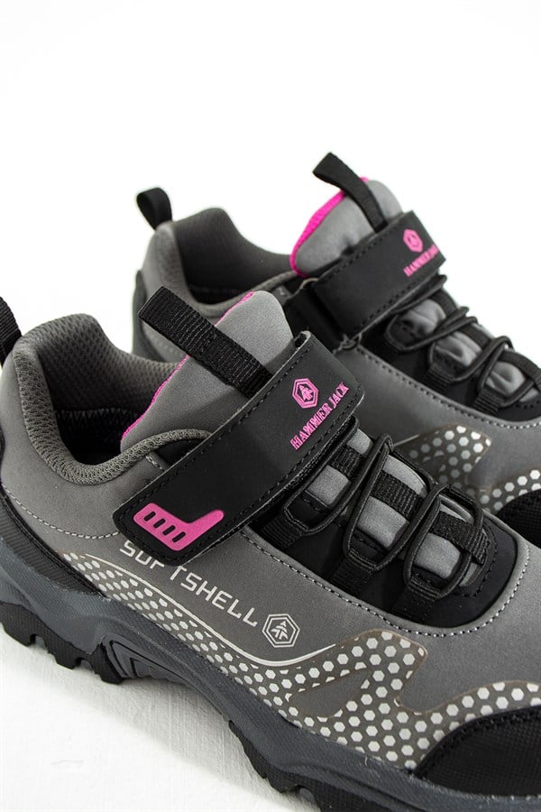 Lumpa Waterproof Grey Fushia Outdoor Children's Shoes