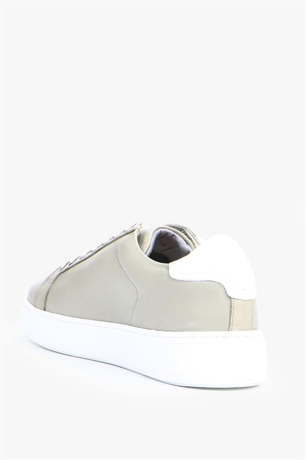 Genuine Leather Grey Men's Shoes