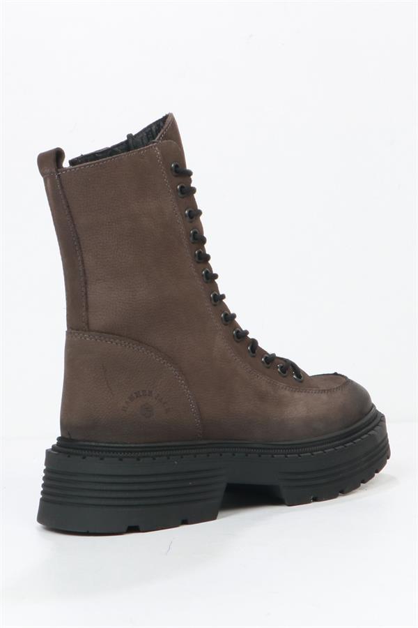 Loberia Genuine Leather Grey Women's Boots