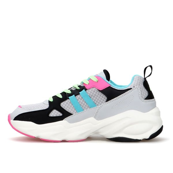 Rio Grey Pink Turquoise Women's Athletic Shoes