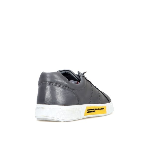 Basel Genuine Leather Grey Tuscan Men's Casual Shoes