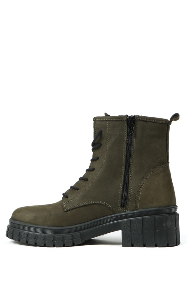 Argun Authentic Leather Haki Torje Outdoor Women's Shoes