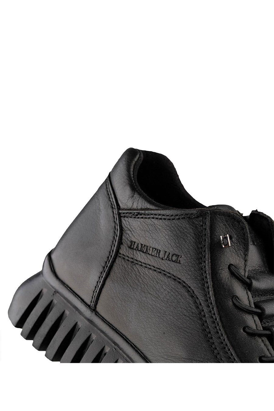 Genuine Leather Black Foldable Women's Boots