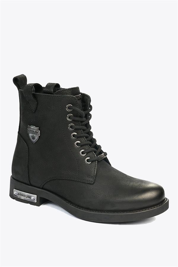 Genuine Leather Black Men's Boots