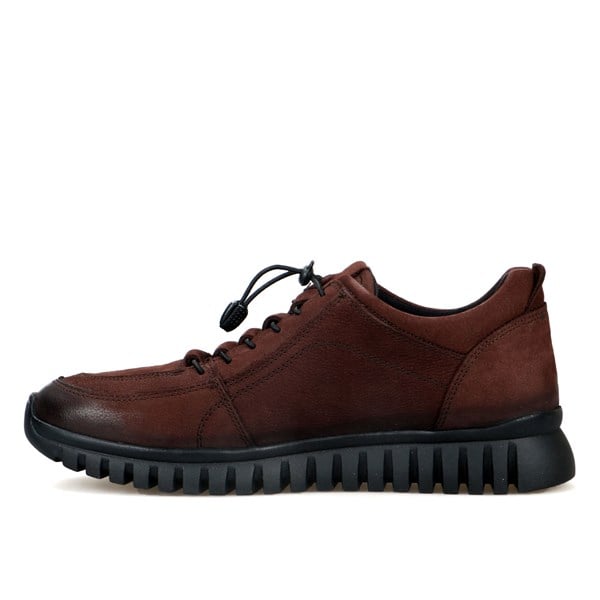 Genuine Leather Coffee Men's Shoes