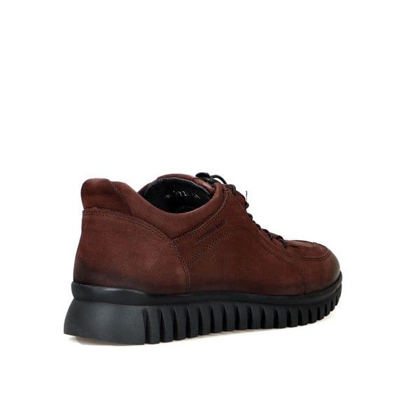 Genuine Leather Coffee Men's Shoes