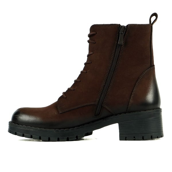 Seina Genuine Leather Outdoor Coffee Female Boots