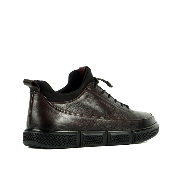 Genuine Leather Brown Men's Shoes