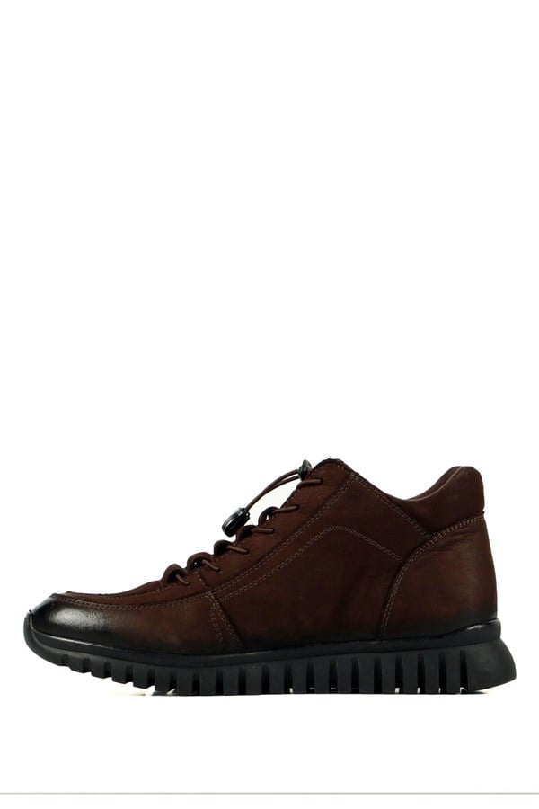 Genuine Leather Coffee Outdoor Men's Shoes