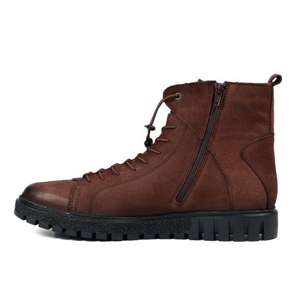 Brown genuine Leather Men's Boots