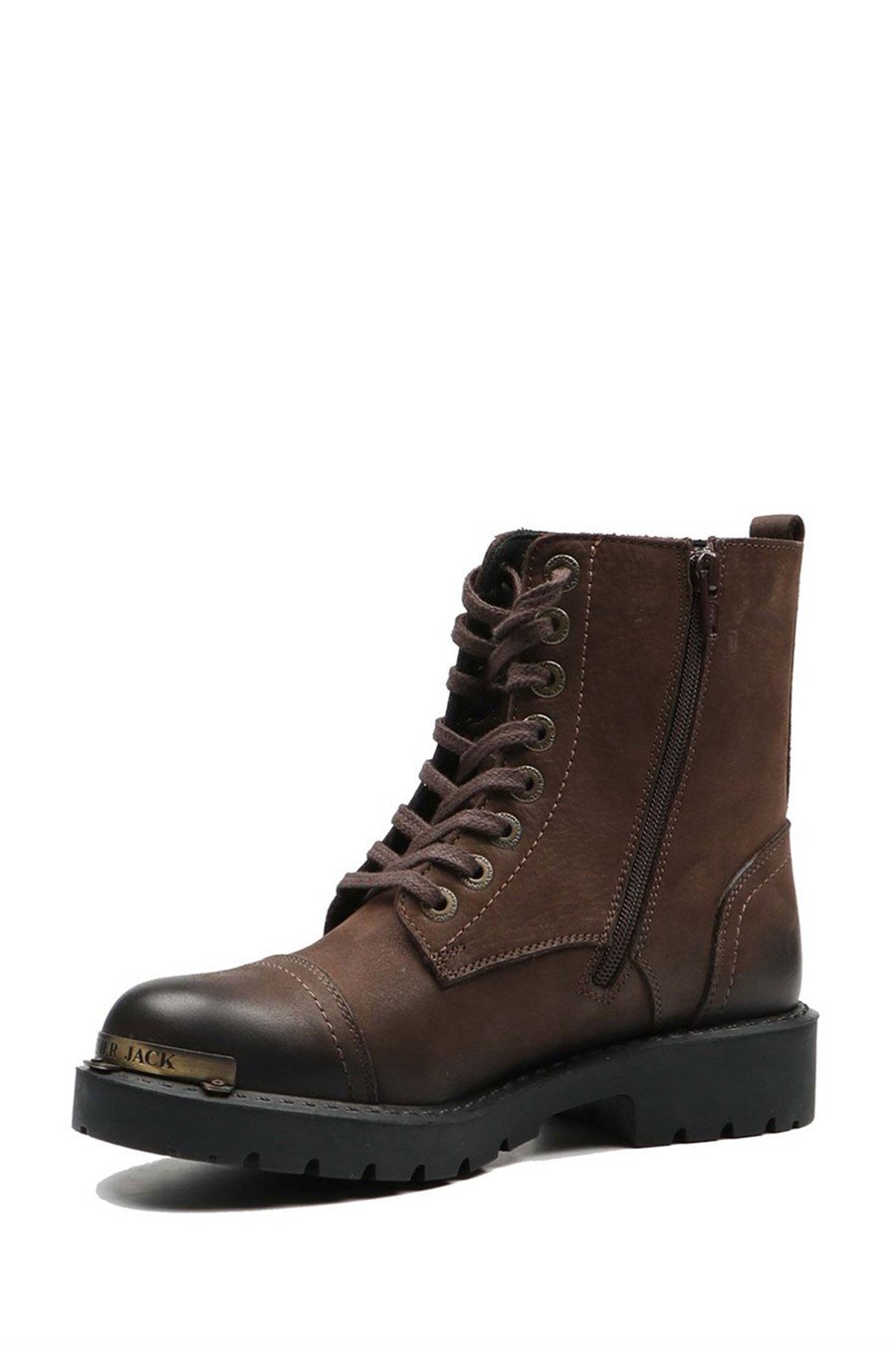 Genuine Leather Coffee Female Boots
