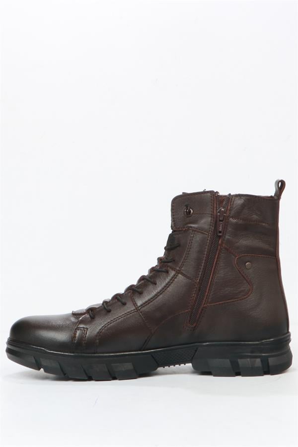 Mortal True Leather Brown Outdoor Men's Boots