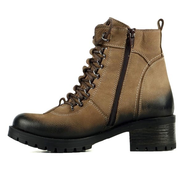 Genuine Leather Sand Women's Boot