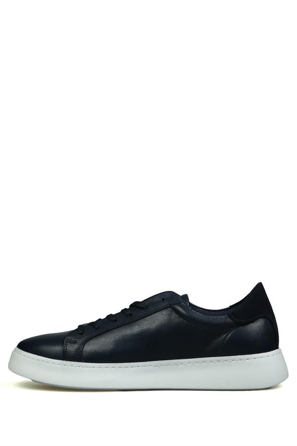 Genuine Leather Navy Men's Shoes