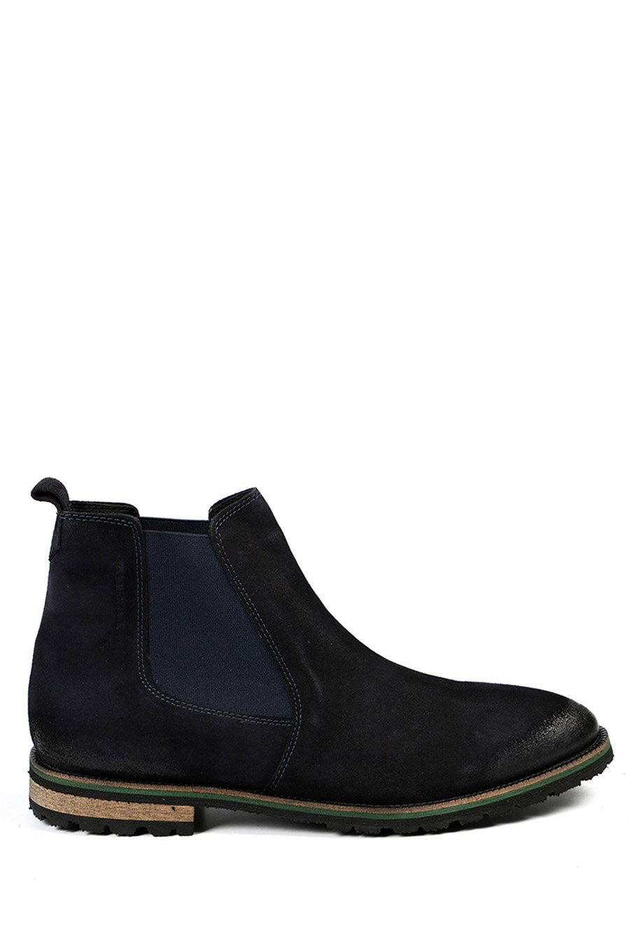 Genuine Leather Navy Suet Outdoor Men's Boots