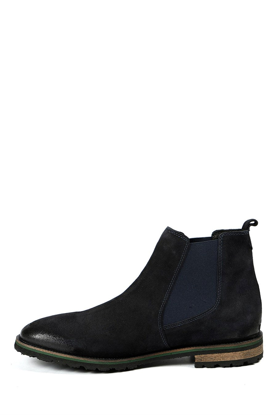 Genuine Leather Navy Suet Outdoor Men's Boots