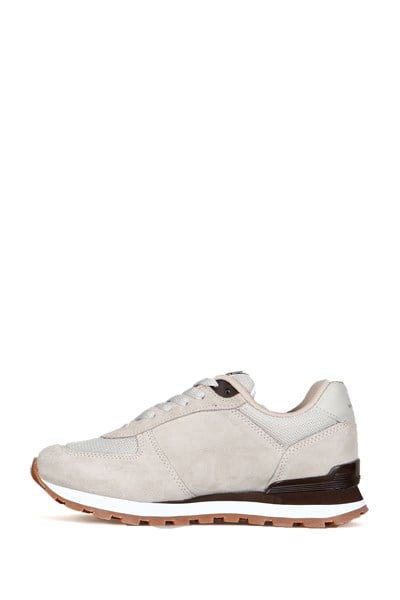 Peru Real Leather Lotus Coffee Women's Athletic Shoes