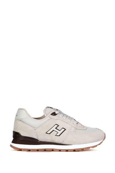 Peru Real Leather Lotus Coffee Women's Athletic Shoes