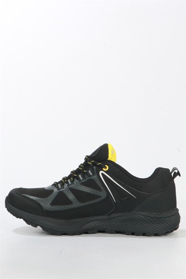 Walker Waterproof Black and Yellow Outdoor Men's Shoes