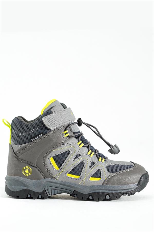 Waterproof Gray Outdoor Kids Boots
