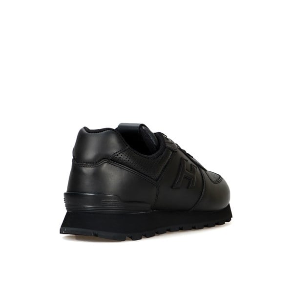 Peruvian Leather Black Men's Athletic Shoes