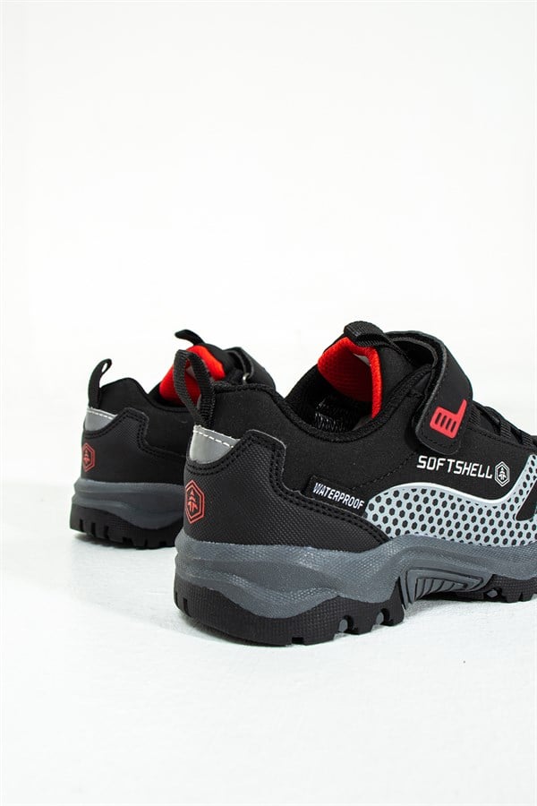Black Waterproof Outdoor Children's Shoes