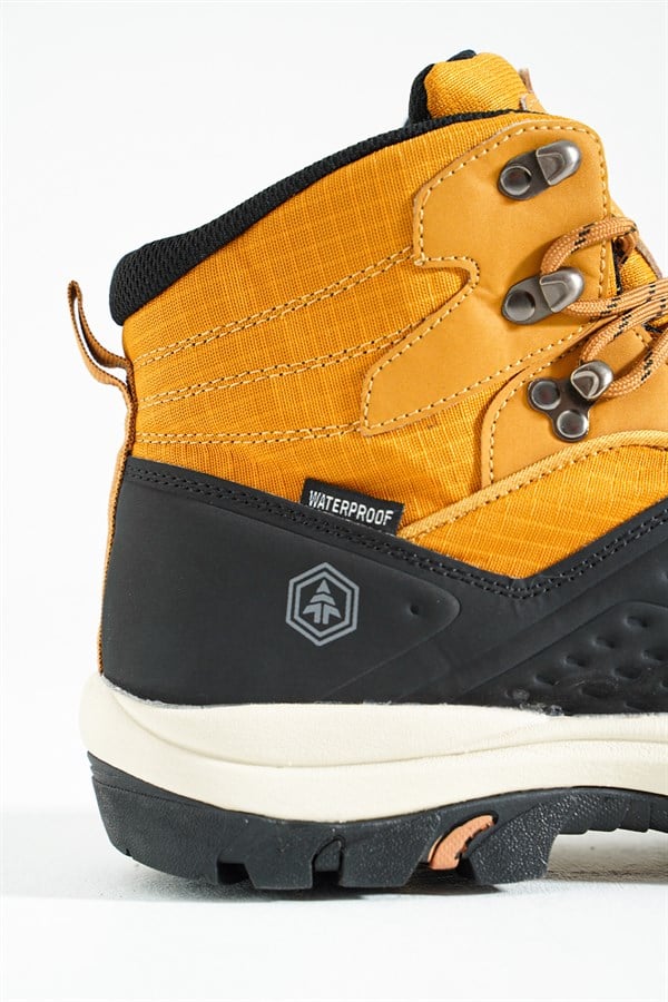 Vader Waterproof Black Yellow Outdoor Men's Boots