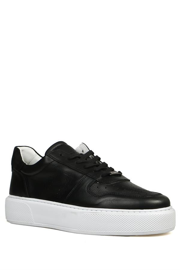 Leeds Genuine Leather Black Men's Shoes