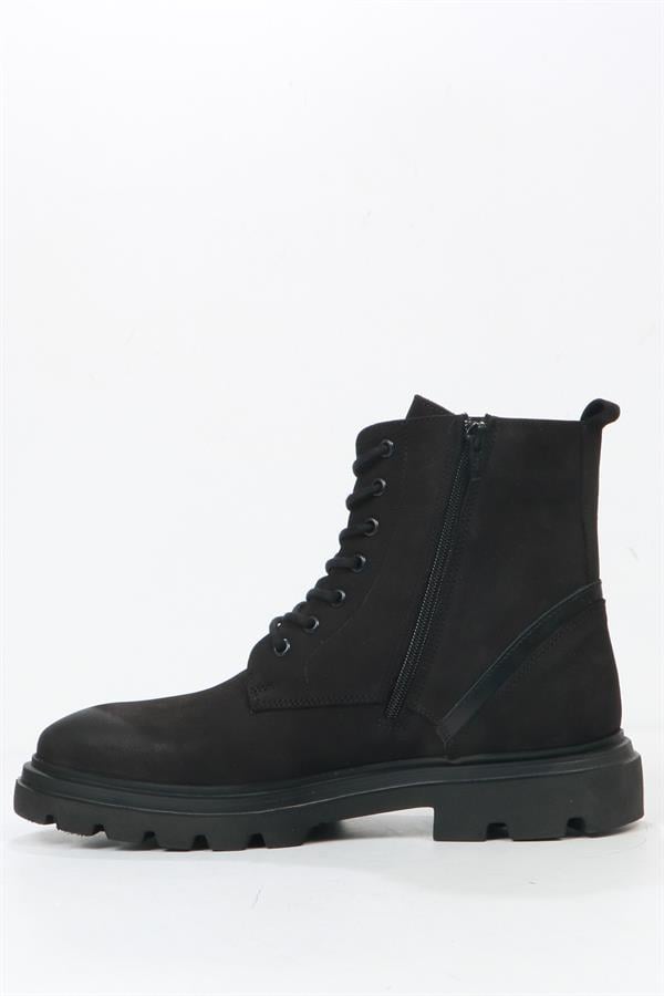 Colombo Black Leather Outdoor Men's Boots