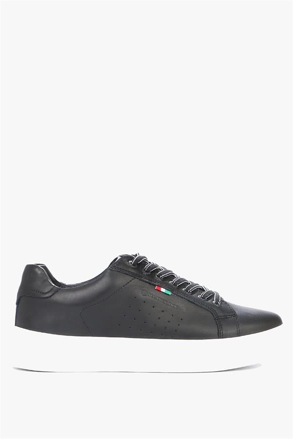 Genuine Leather Black Men's Shoes
