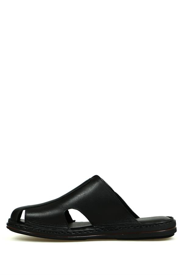 Black Men's Slippers