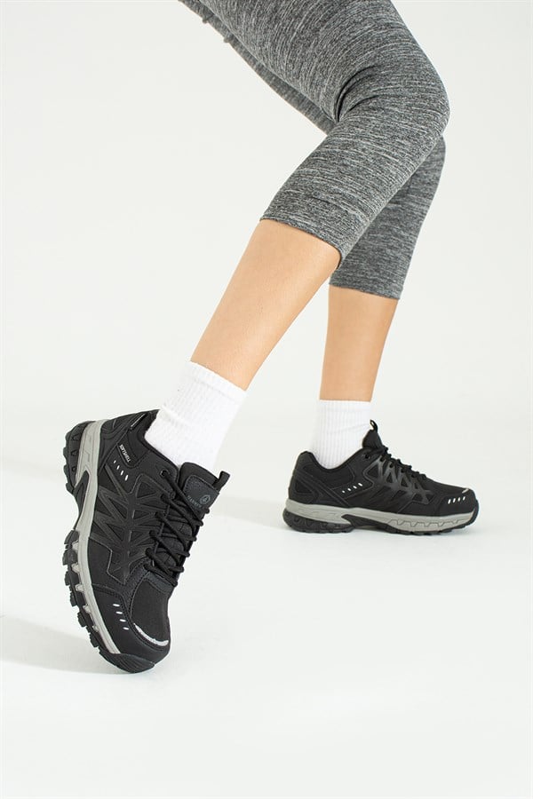 Pablo Black K.Grey Outdoor Shoes For Women