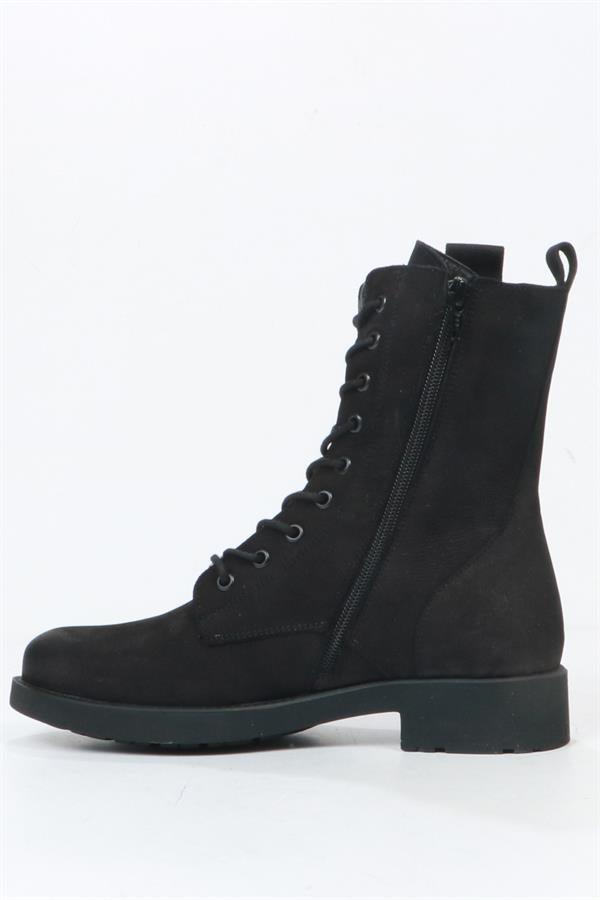 Real Leather Black Women's Boots