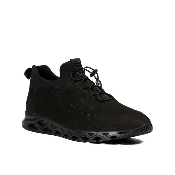 Genuine Leather Black Men's Shoes