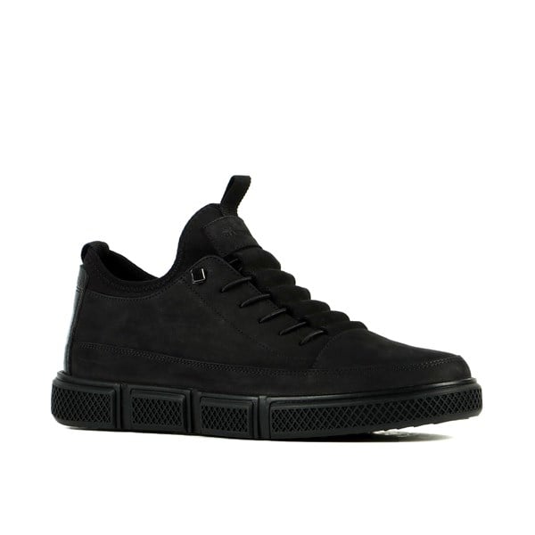 Real Madrid Leather Black Men's Everyday Shoes