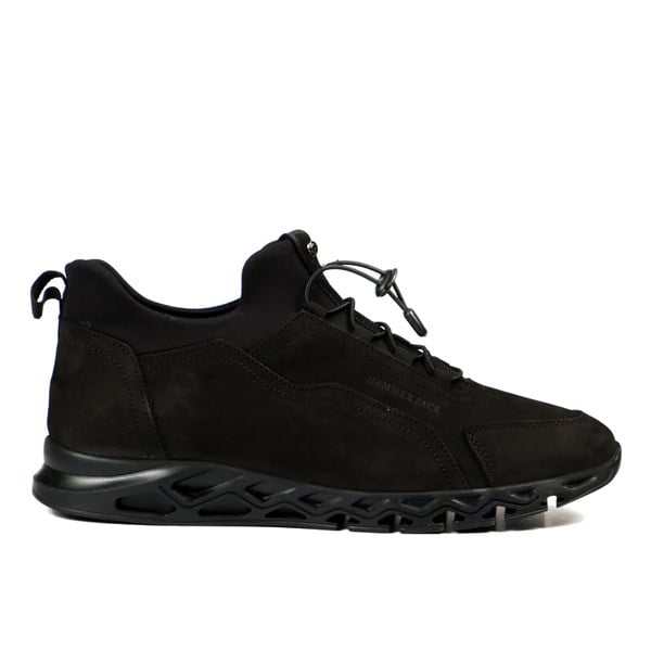 Genuine Leather Black Men's Shoes