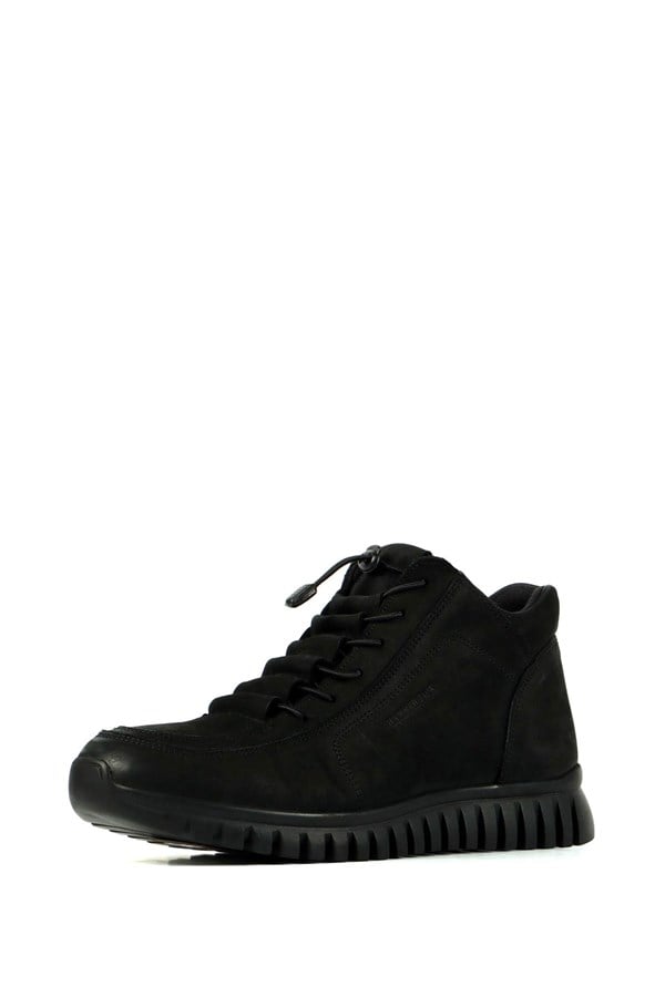 Genuine Leather Black Men's Casual Shoes