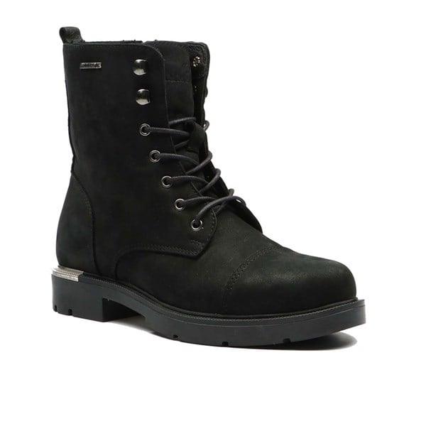 Real Leather Black Torje Outdoor Women's Boots