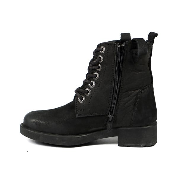 Genuine Leather Black Boys Boots
