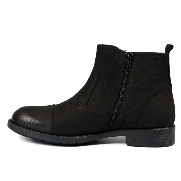 Genuine Leather Black Outdoor Men's Boots