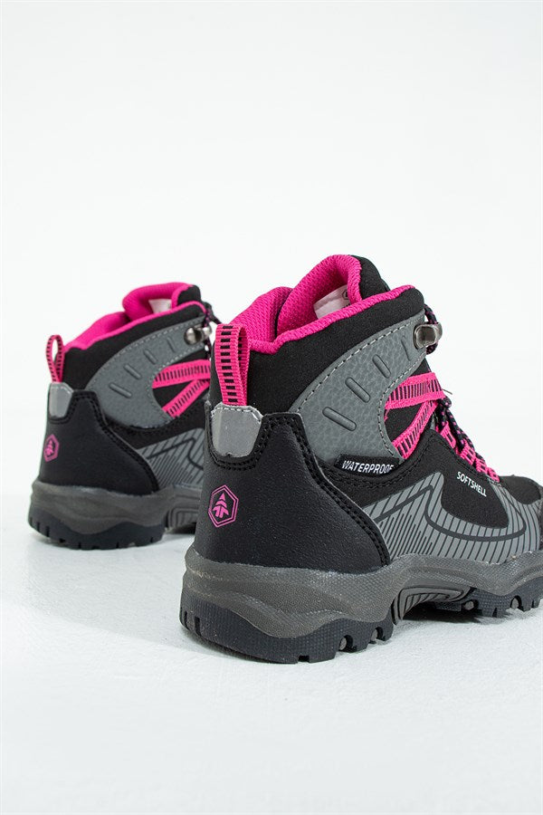Waterproof Black Footed Outdoor Children's Boots