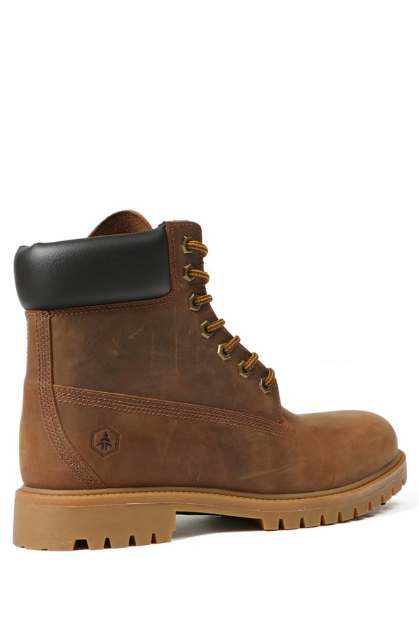 Crazy Genuine Leather Cinnamon Boot