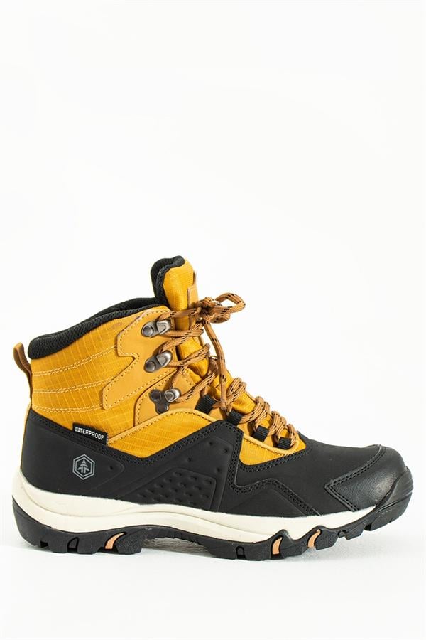 Waterproof Black Yellow Outdoor Women's Boots