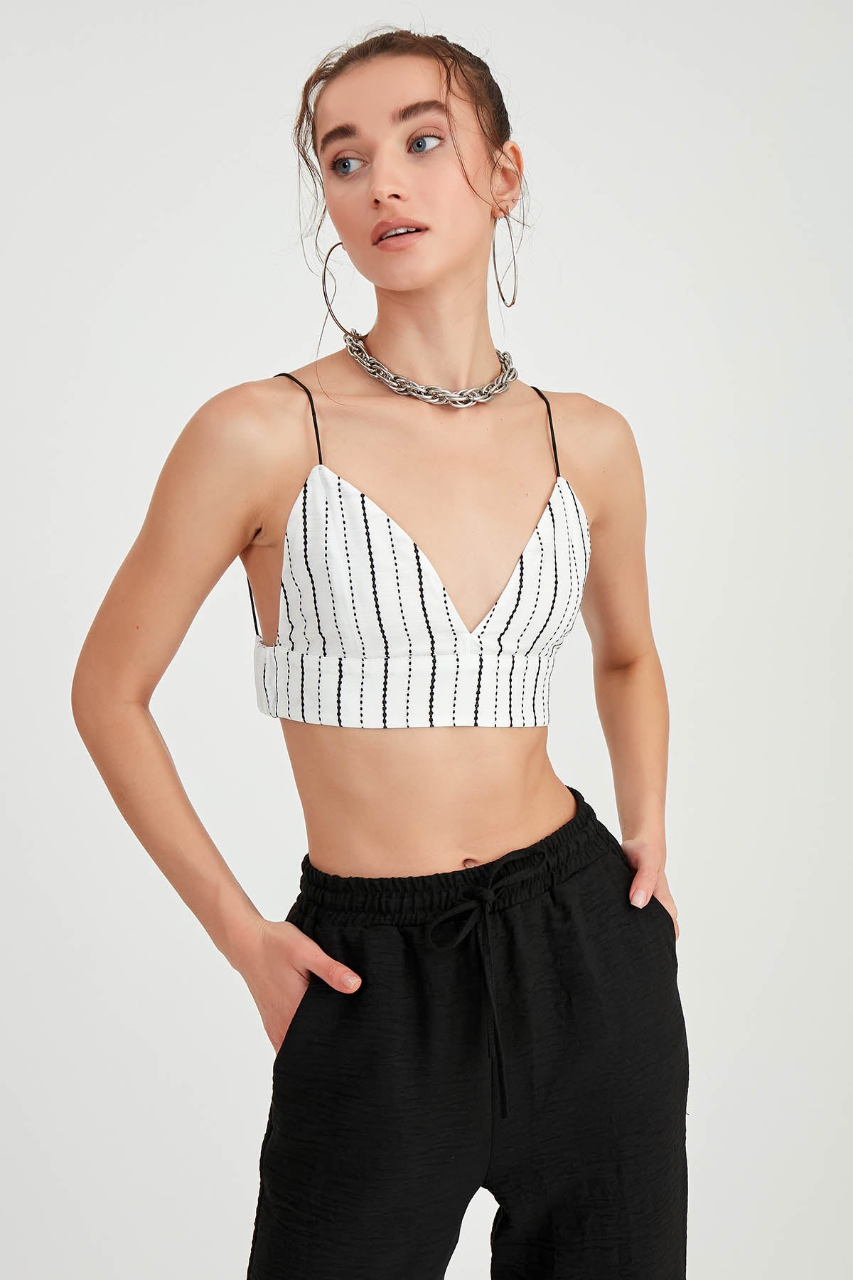 STRING SUSPENDED STRIPED BOUTIQUE