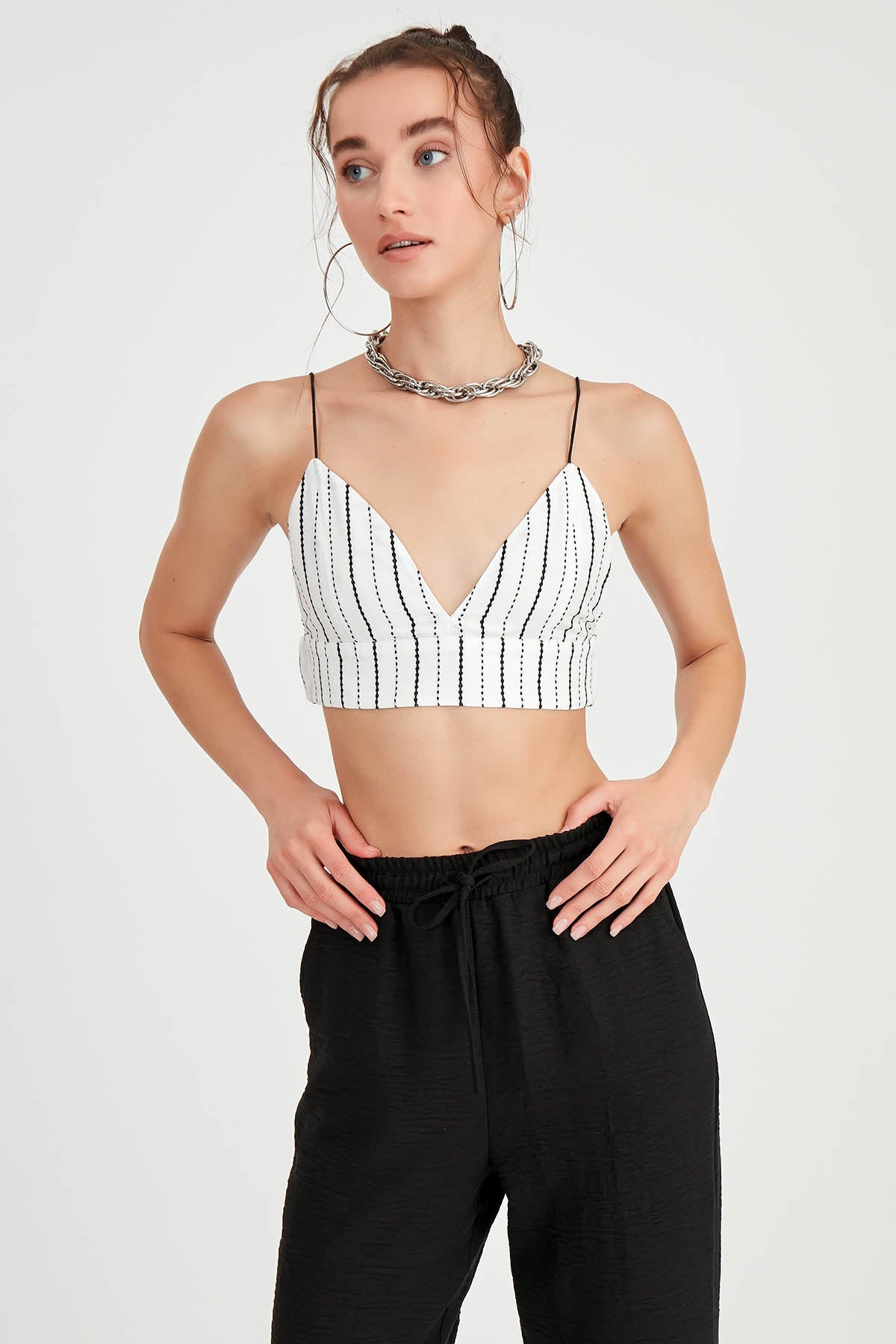 STRING SUSPENDED STRIPED BOUTIQUE