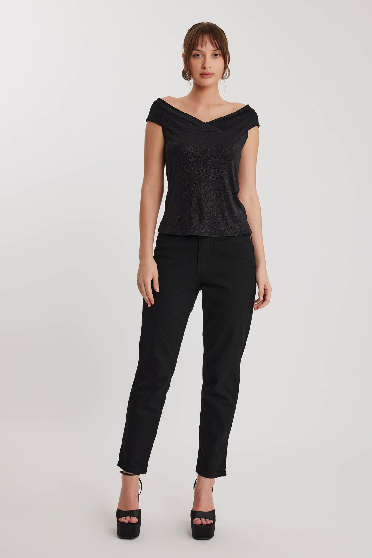 BOAT COLLAR BLOUSE